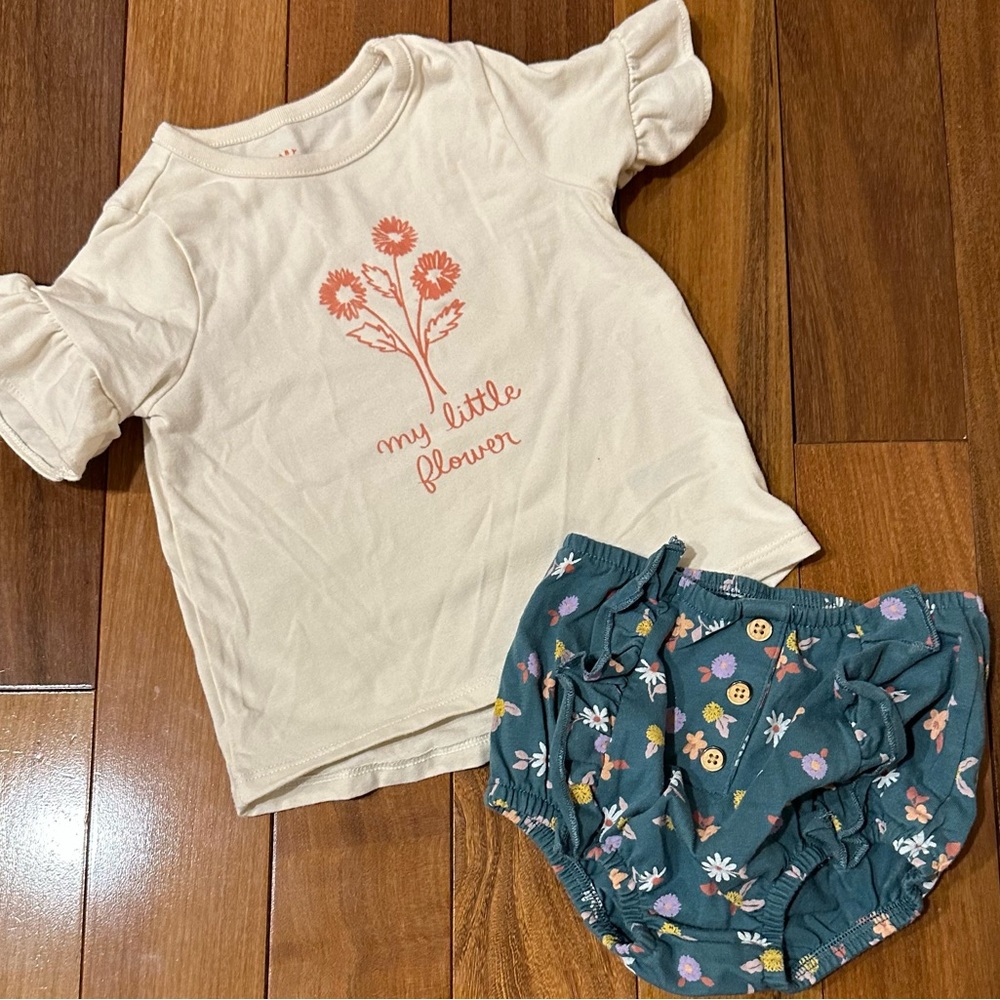Baby girl 2 piece set size 18 months